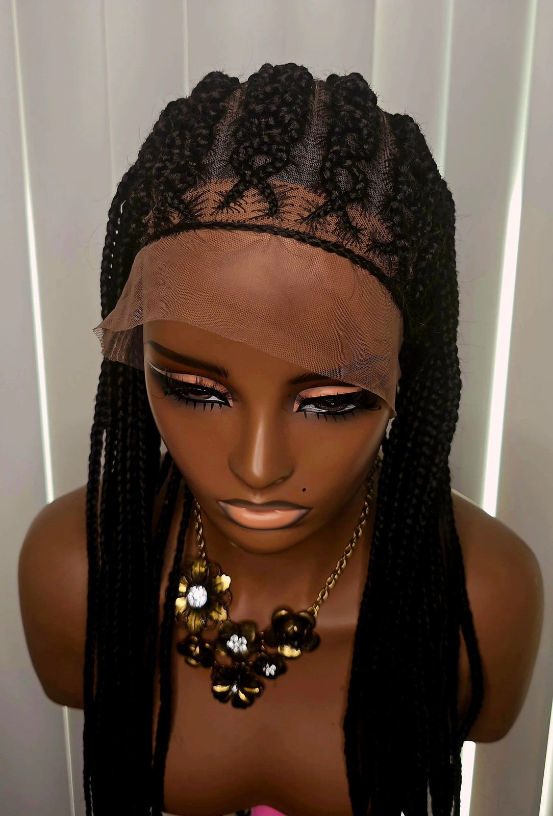 Adomac 040 Unisex Braided Wig – Simple Braided Style Hairpiece