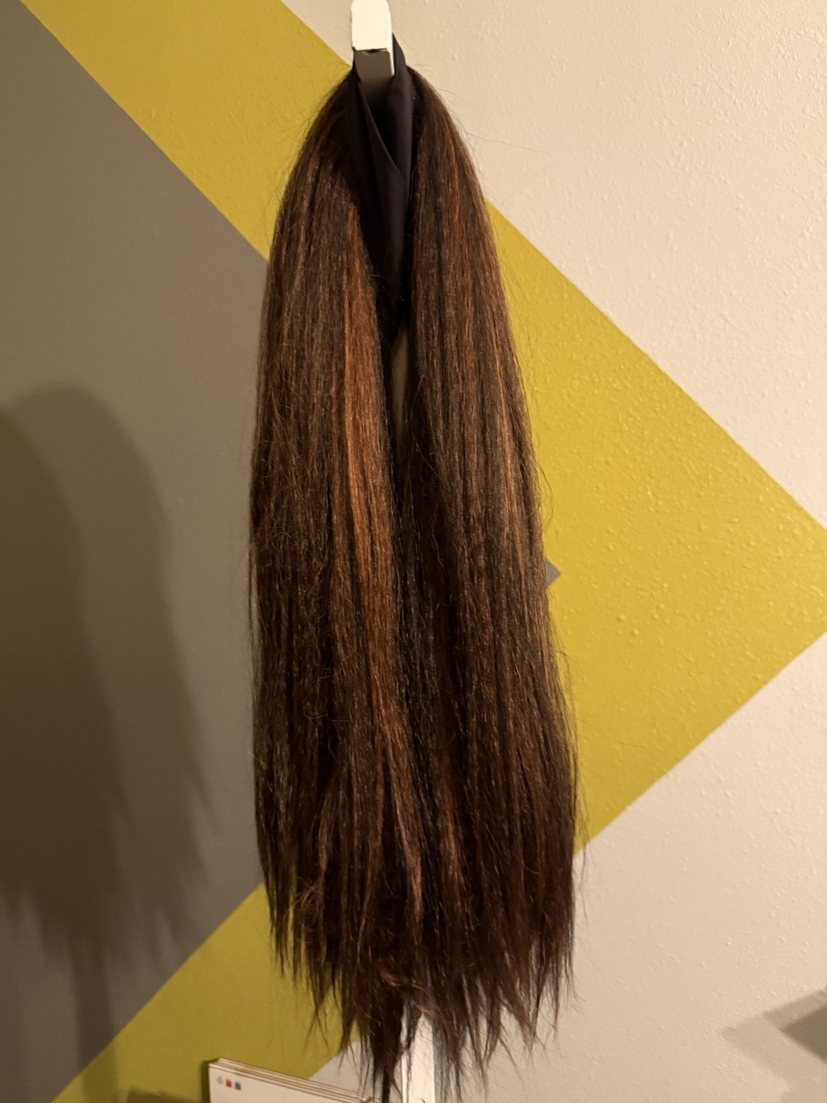 HIGH LIGHTED SYNTHETIC HEADBAND WIG FOR HALLOWEEN OR WHENEVER NATURAL TEXTURE
