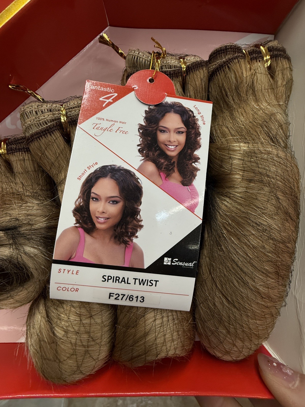 SENSUAL COLLECTION FANTASTIC 4 Spiral Twist 8”10”12”14” #F27/613