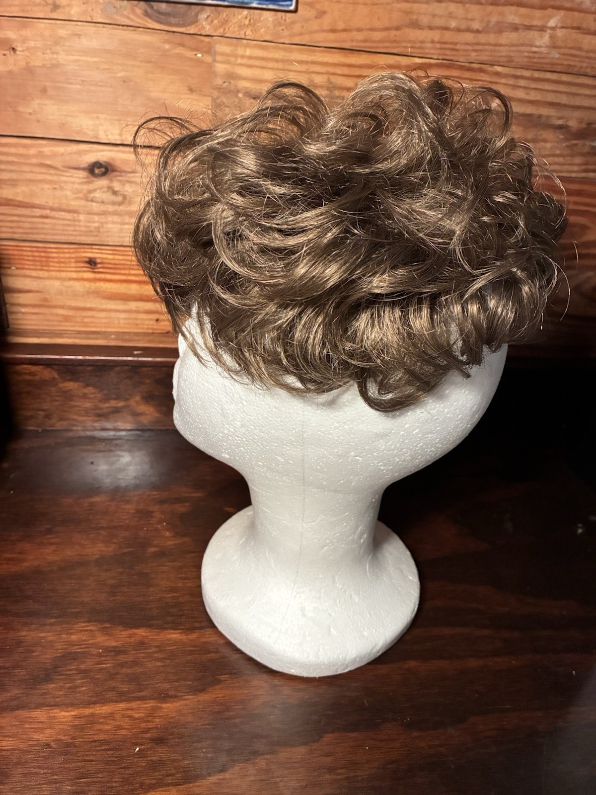 Short Wiglet Hair Topper for Women – Synthetic Hair Large Coverage Medium Brown