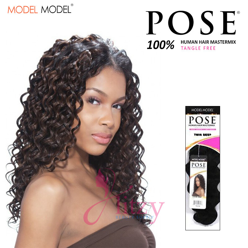 Model Model POSE Twin Deep Human Hair Master Mix weaving 16″