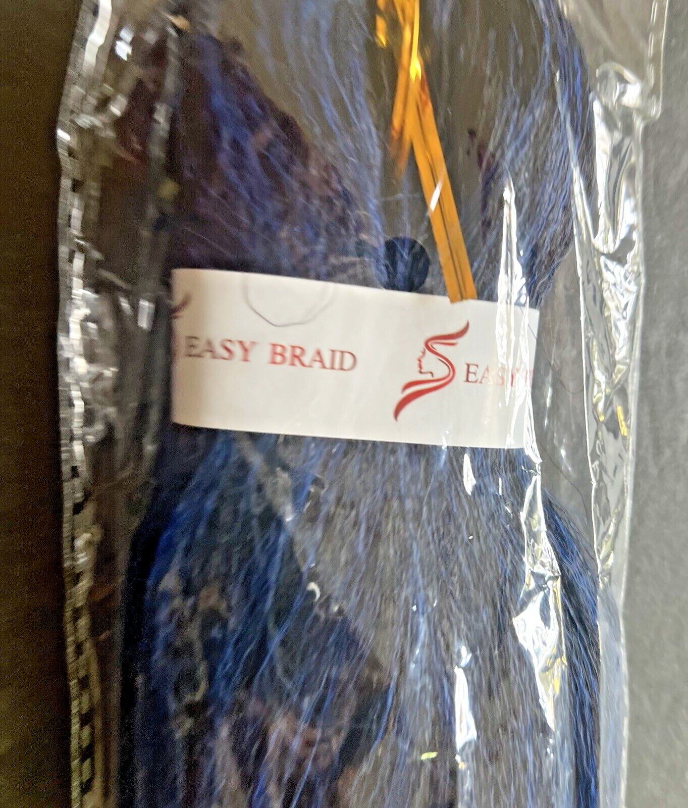 Hairro Pre-stretched Easy Braids Hair Extensions 26” 2 Tone Dark Blue To Blue
