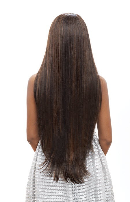 ELGANY – VANESSA LACE FRONT C-SIDE PART BRAZILIAN HAIR BLEND WIG LONG STRAIGHT