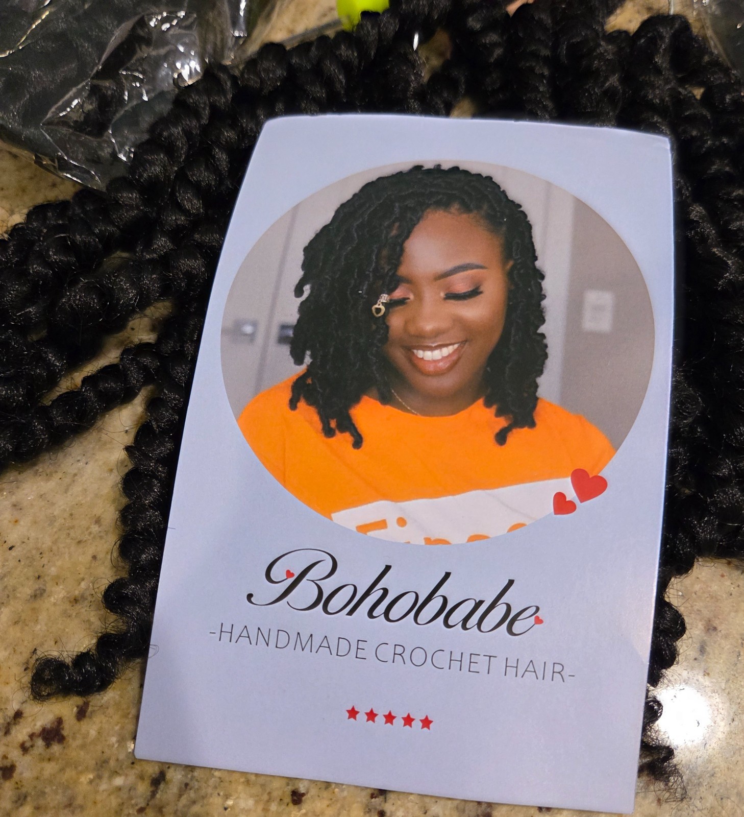 Bohobabe Crochet Handmade Hair 8 Pack Twist