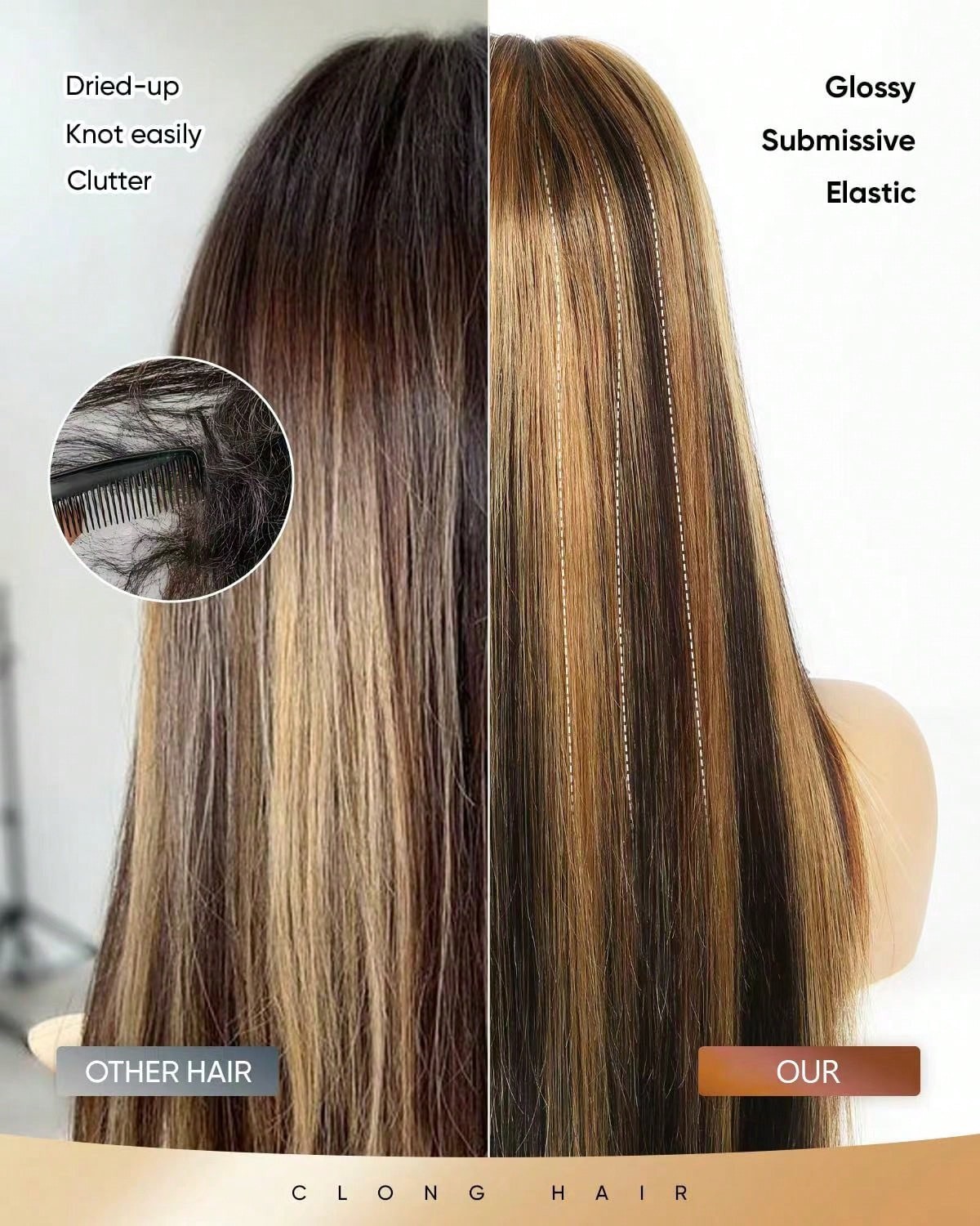 13×4 Straight 4/27 Honey Blonde 200% Density Transparent Lace Wigs