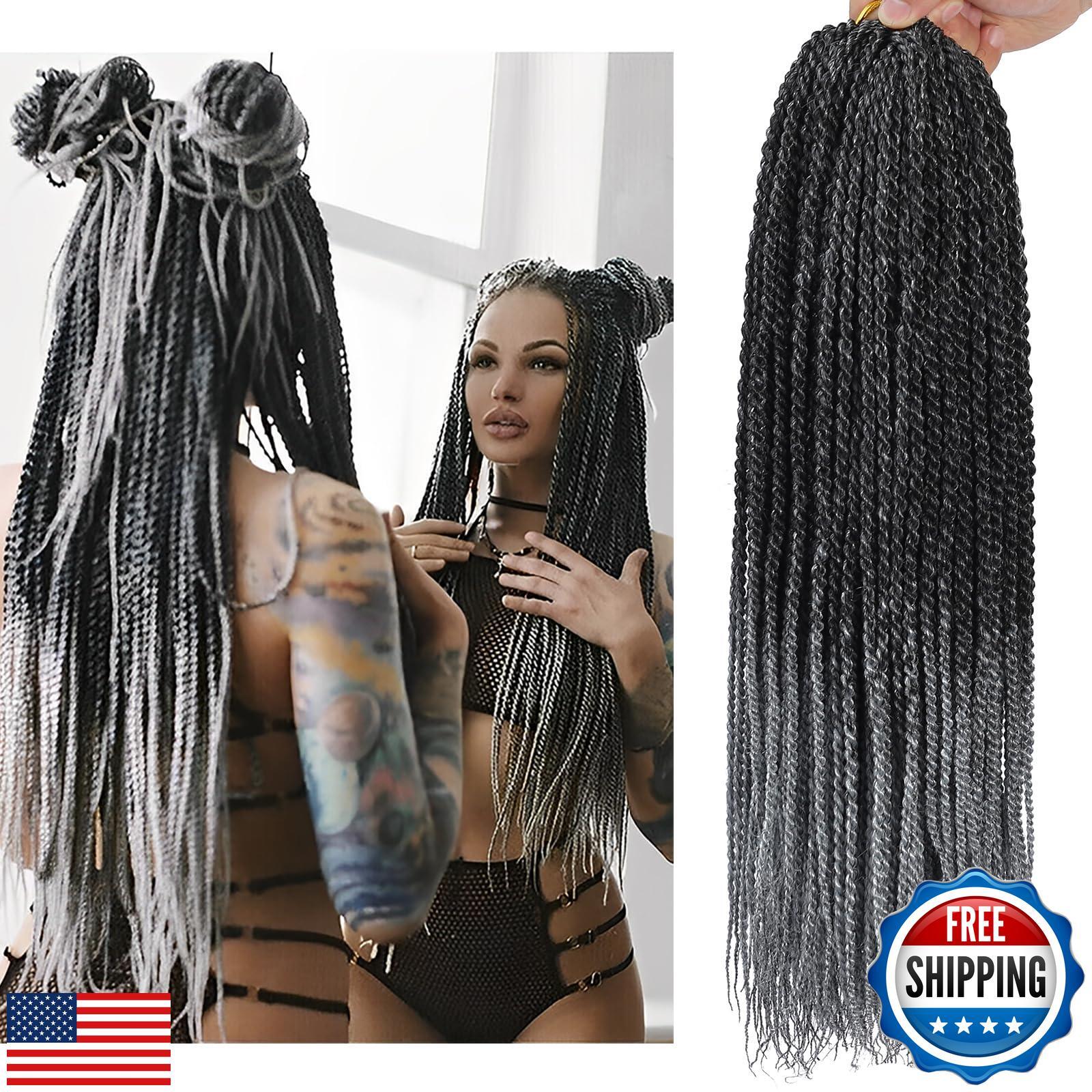 Crochet Braids Senegalese Twist Crochet Hair 7 Packs Pre Looped Micro Senegal