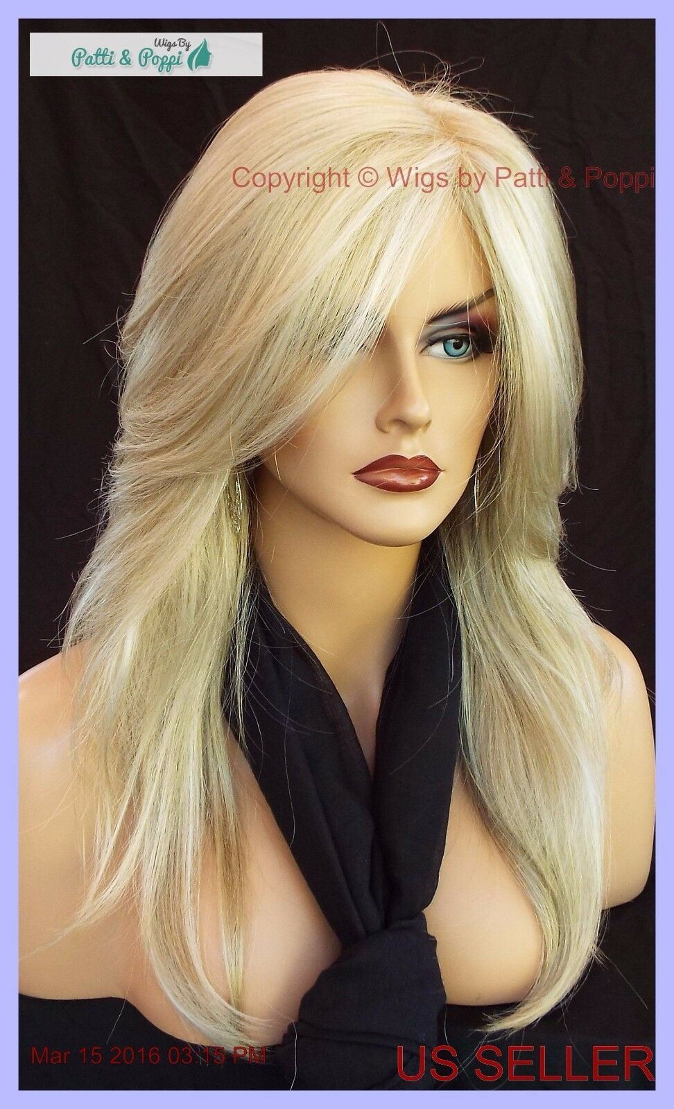 SHILO NORIKO RENE OF PARIS MONOTOP WIG STUNNING SEDUCTIVE STYLE CLR CREAMY BLOND