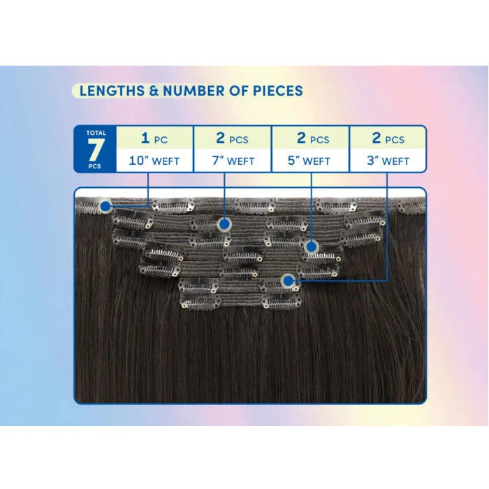 Outre SunRae 7 Clip-In Weave – STRAIGHT 18″