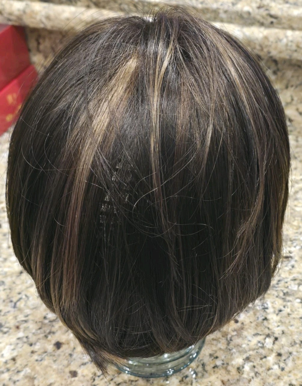 Rene of Paris Audrey Wig Ginger Brown Marble See Photos