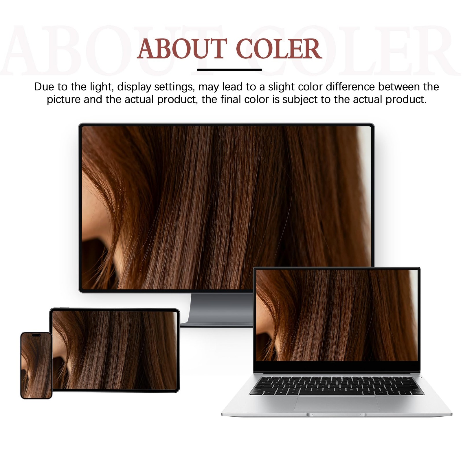 28″ Ombre Brown Lace Front Wig – Glueless HD Lace 13×6, Pre-Plucked Wavy Synt…