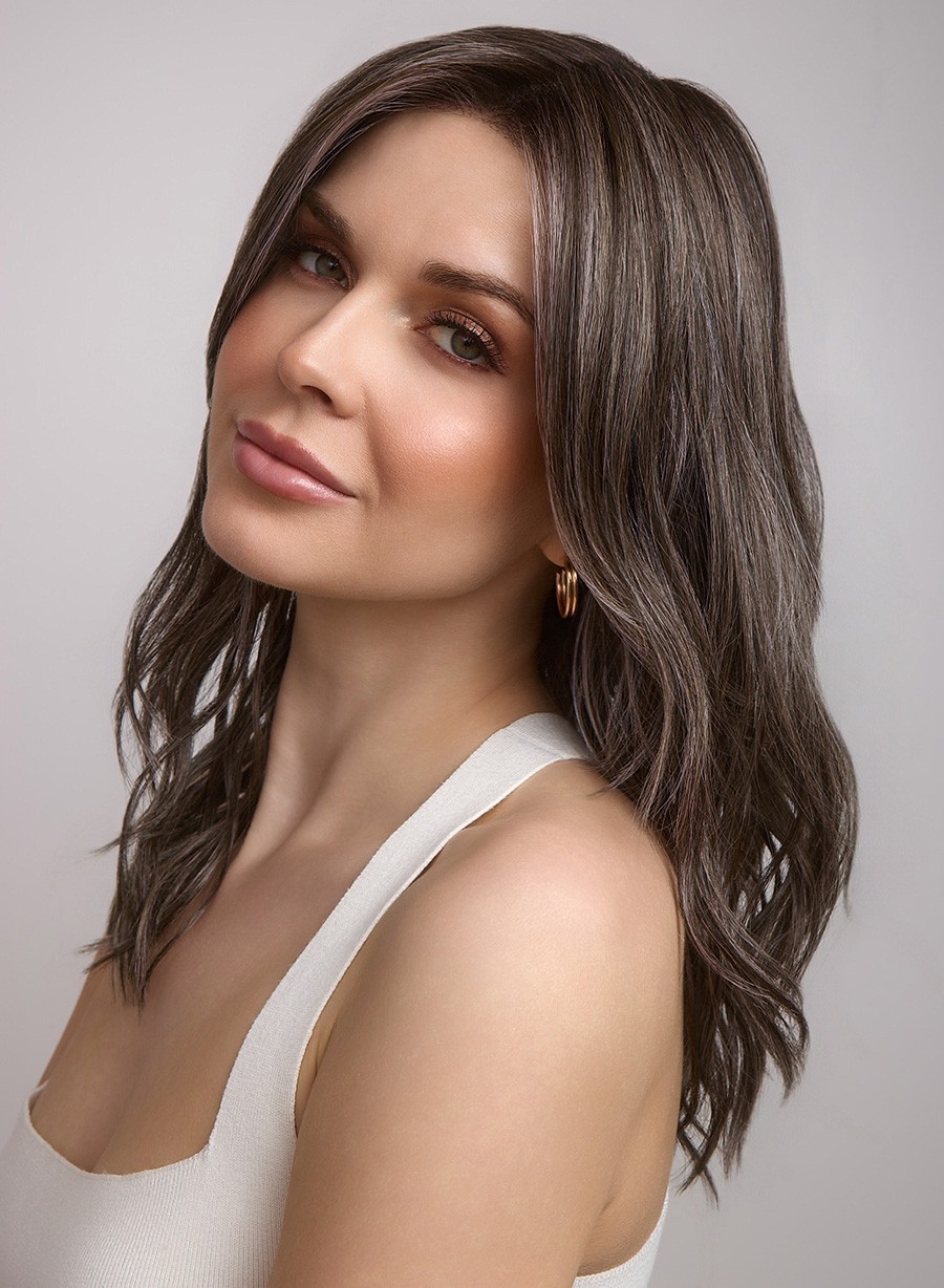 MAUDE Wig by AMORE, ANY COLOR! Heat-Friendly! Mono Top +Extended Lace Front, NEW