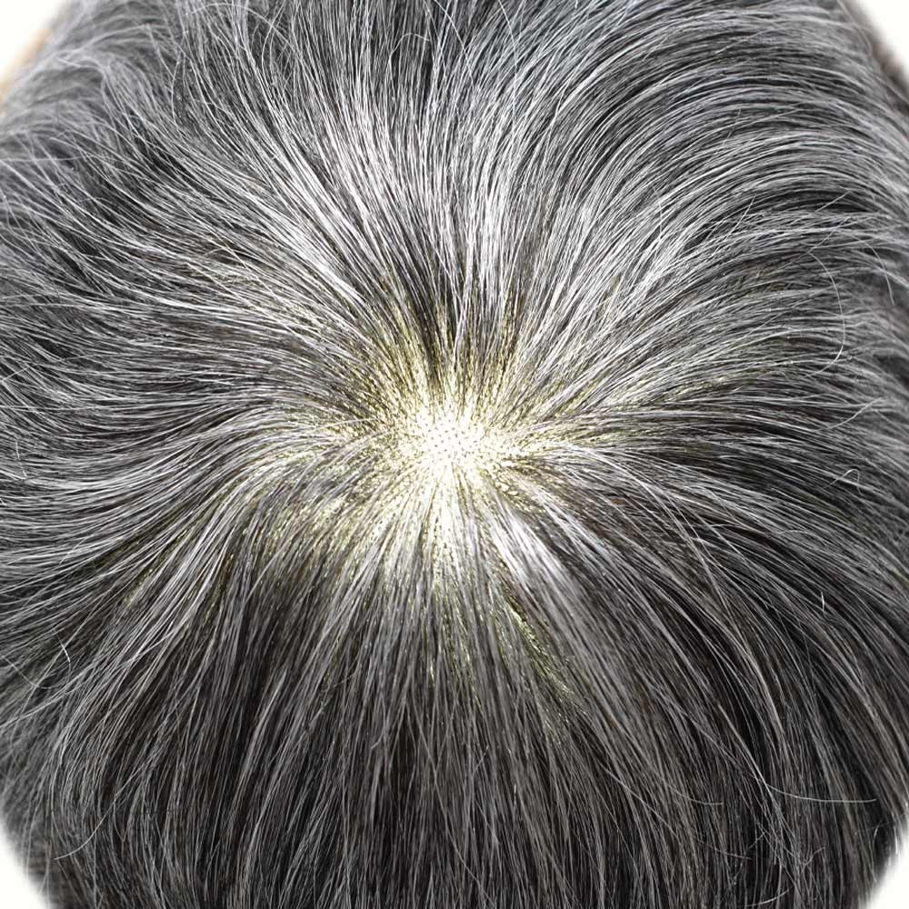 Mens Toupee Hairpiece Fine Mono Hair System Replacements Poly Skin Pu Mens Wigs