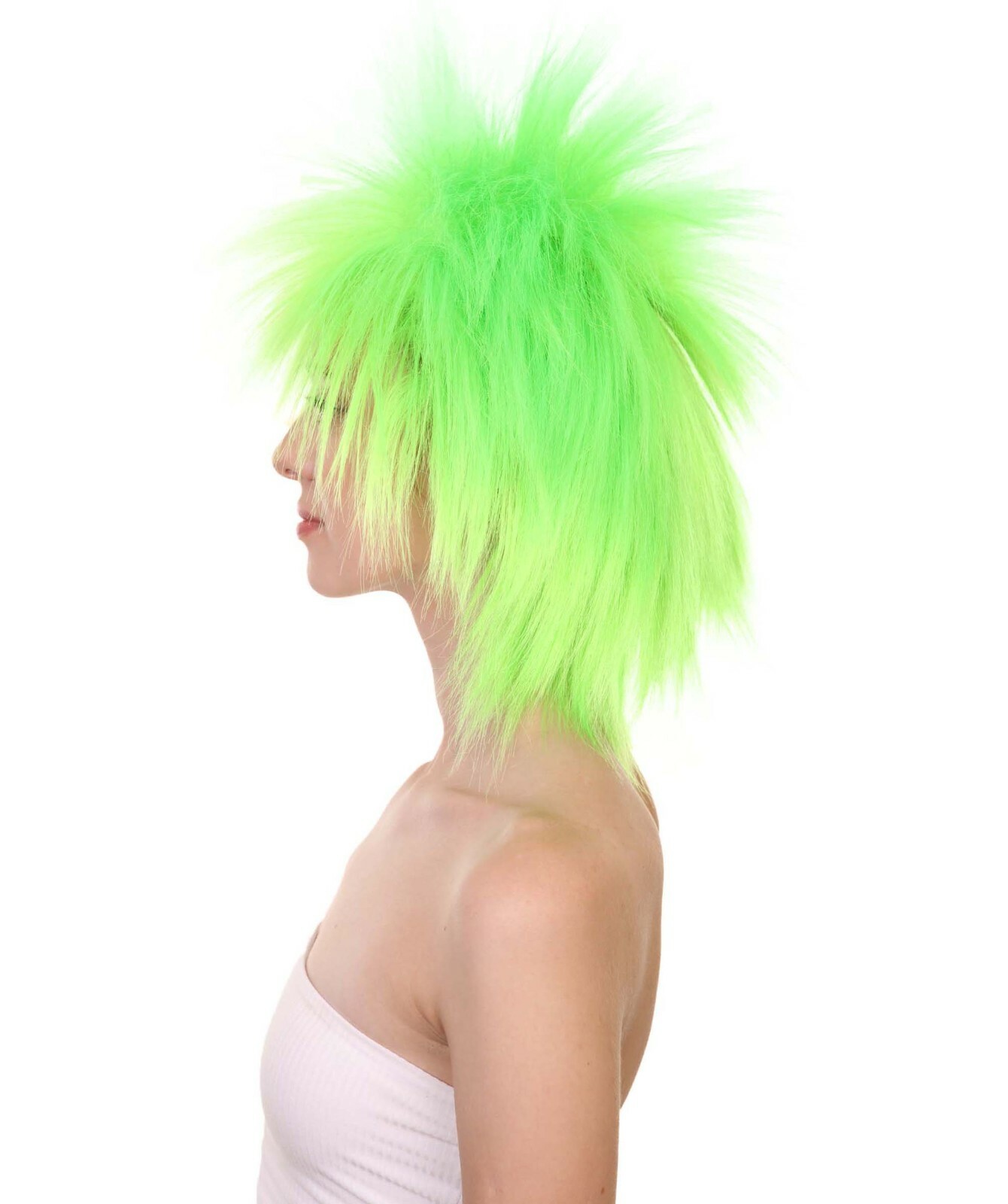 HPO Funky Punk Women’s Wig, Premium Breathable Capless Cap, HW-1244A