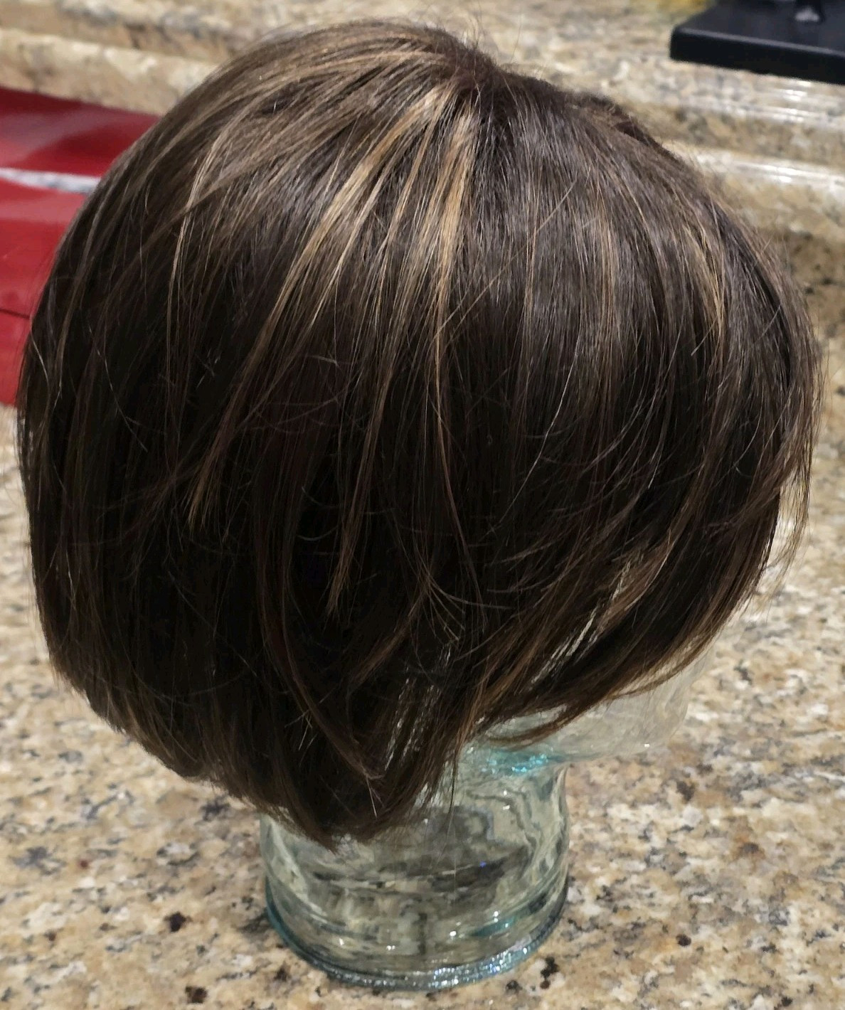 Rene of Paris Audrey Wig Ginger Brown Marble See Photos