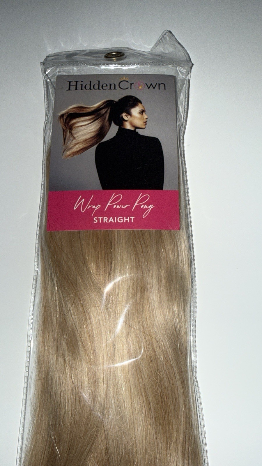 Hidden Crown Brand New Human Hair 24-12 Blonde Ponytail 24 Inch