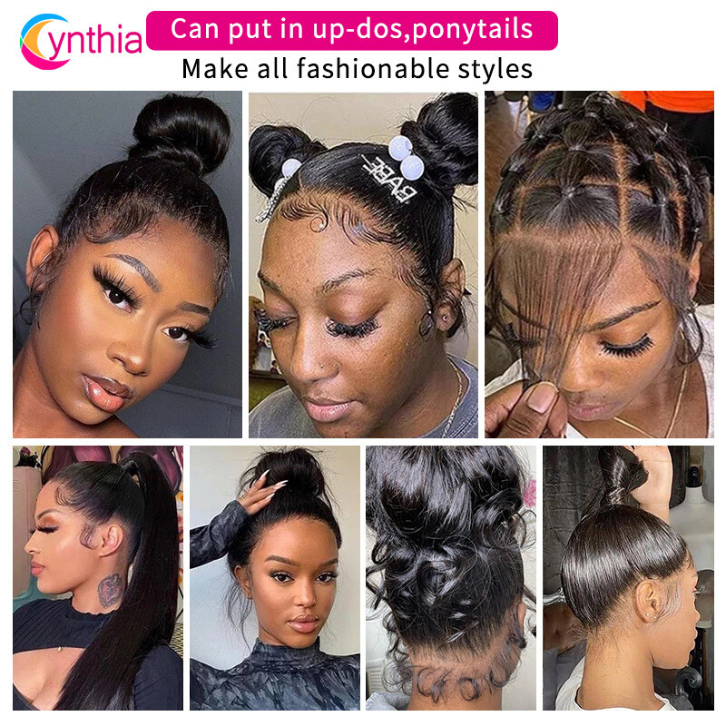 Bleached Knots 360 Full Lace Front Wigs Human Hair Glueless Lace Front Wigs