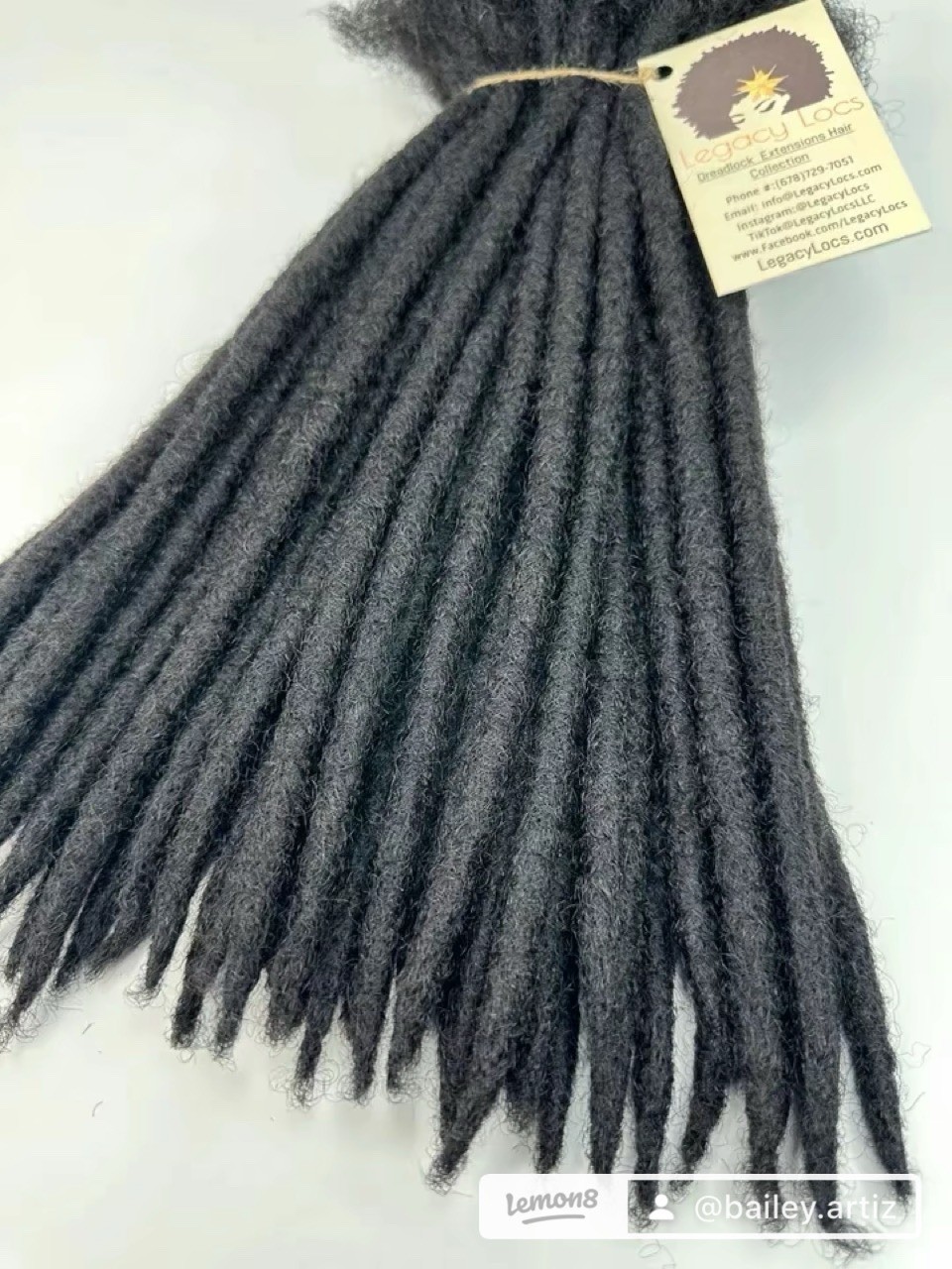 **PRE-SALE** Deposit 70 Legacy Locs extensions – authentic human hairHandmade,