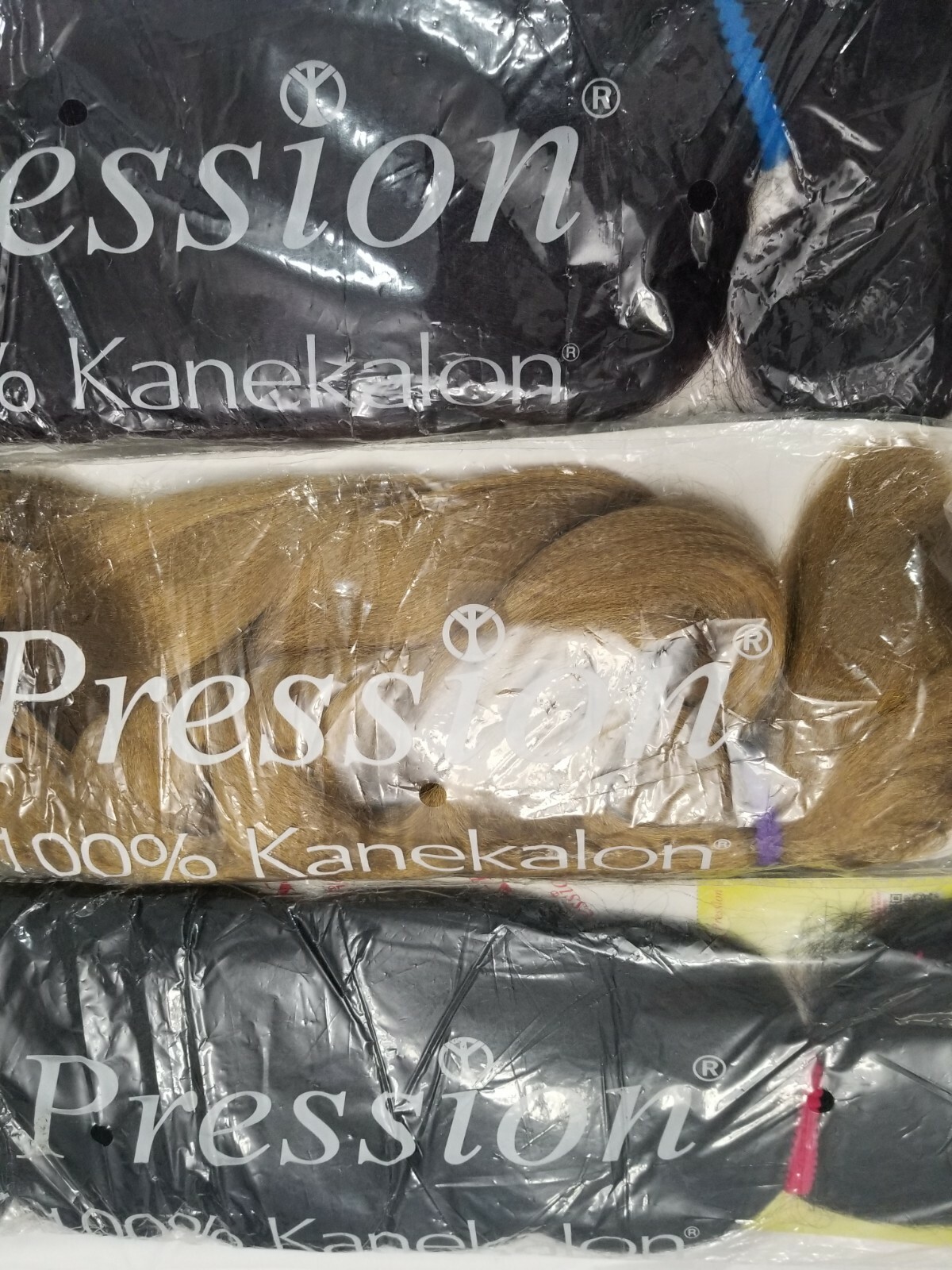 3 XPression Rich Braid 240g by 75″Long Braiding Hair 100% Kanekalon 1, 27, Pur