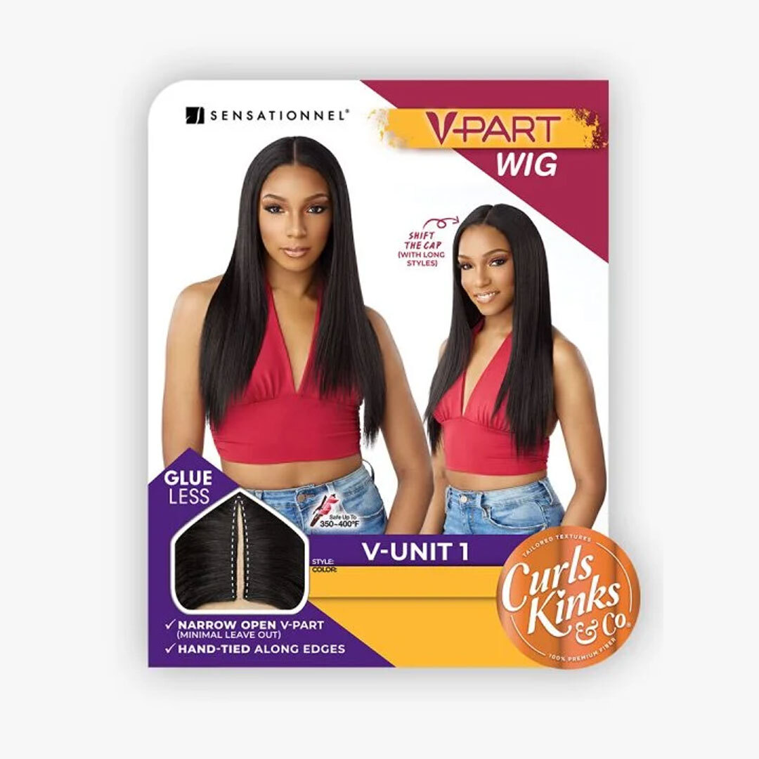 Sensationnel Curls Kinks&co Texured Lace Wig – V-part V-unit 1