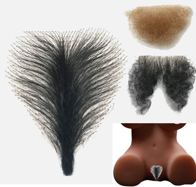 Fake Pubic Hair Happy Private Use Silicone Doll Wig High Temperature Wire