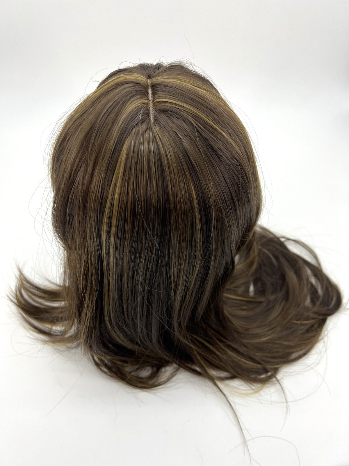 Light Brown with Blonde Balayage Long Layer 24-26in Women Premium Hair
