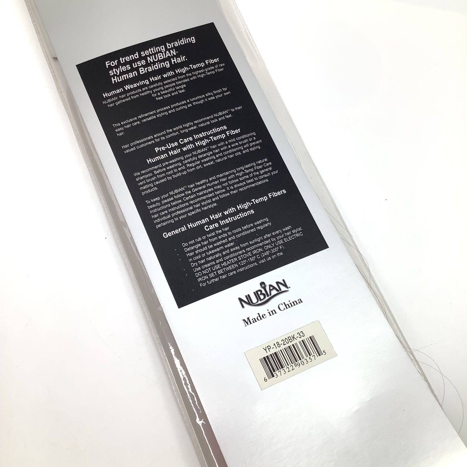NUBIAN Premium Yaky Bulk Human Hair Extensions Color 33 18-20″ Weaving