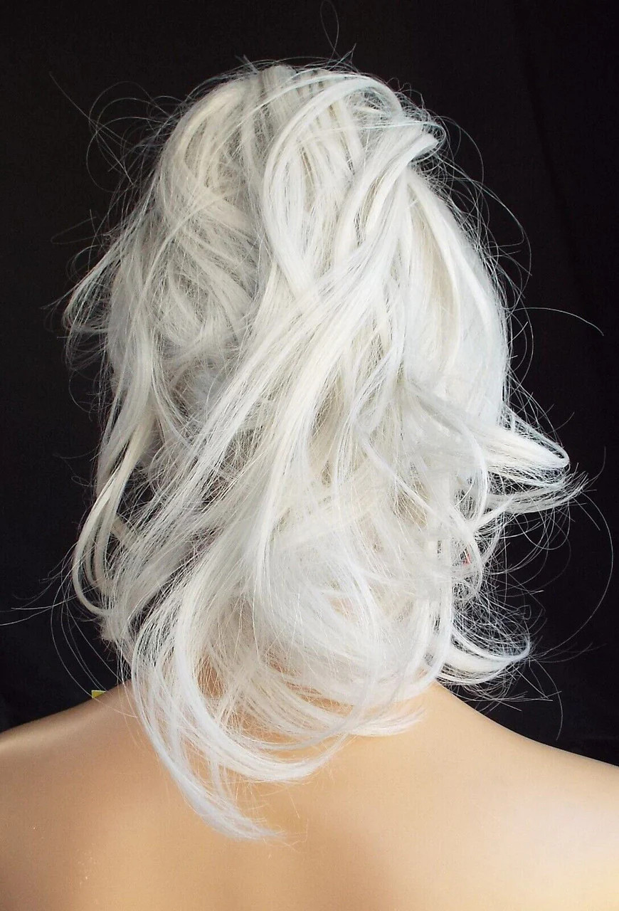 Long CLR #60 white/grey Lace Front Wig FLOWING SOFT WAVES US SELL 359