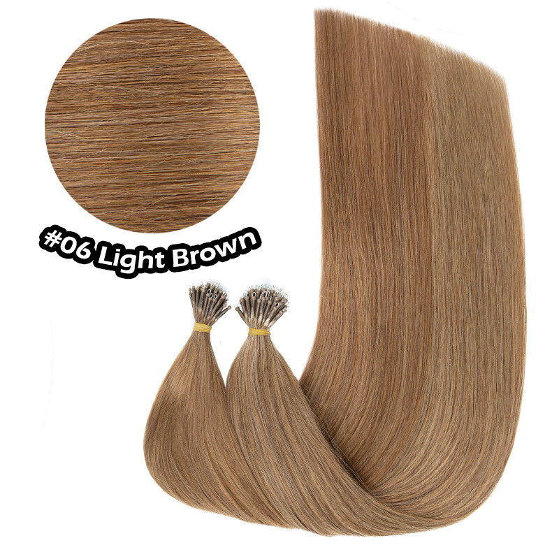CLEARANCE 150G Nano Ring Extensions 100% Human Remy Hair Micro Loop Bead Blonde#