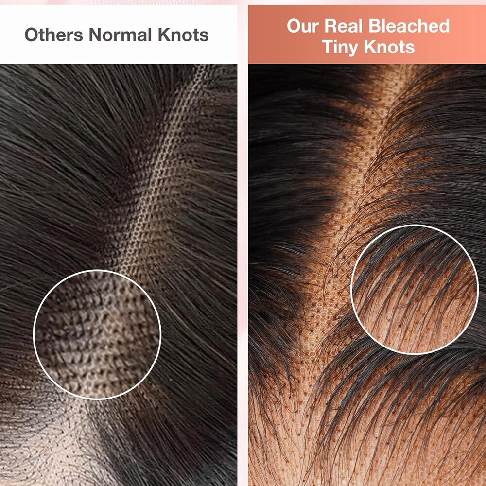 Frontal Hairpiece for Women Human Hair Extensions Thin PU Skin Lace Base Toupee