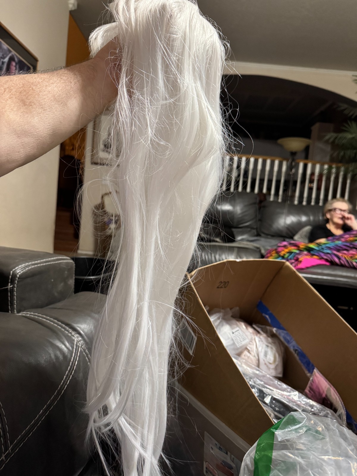 NIB – Anogol Hair Cap+32″ Costume Party Cosplay Wig w/Free Ship