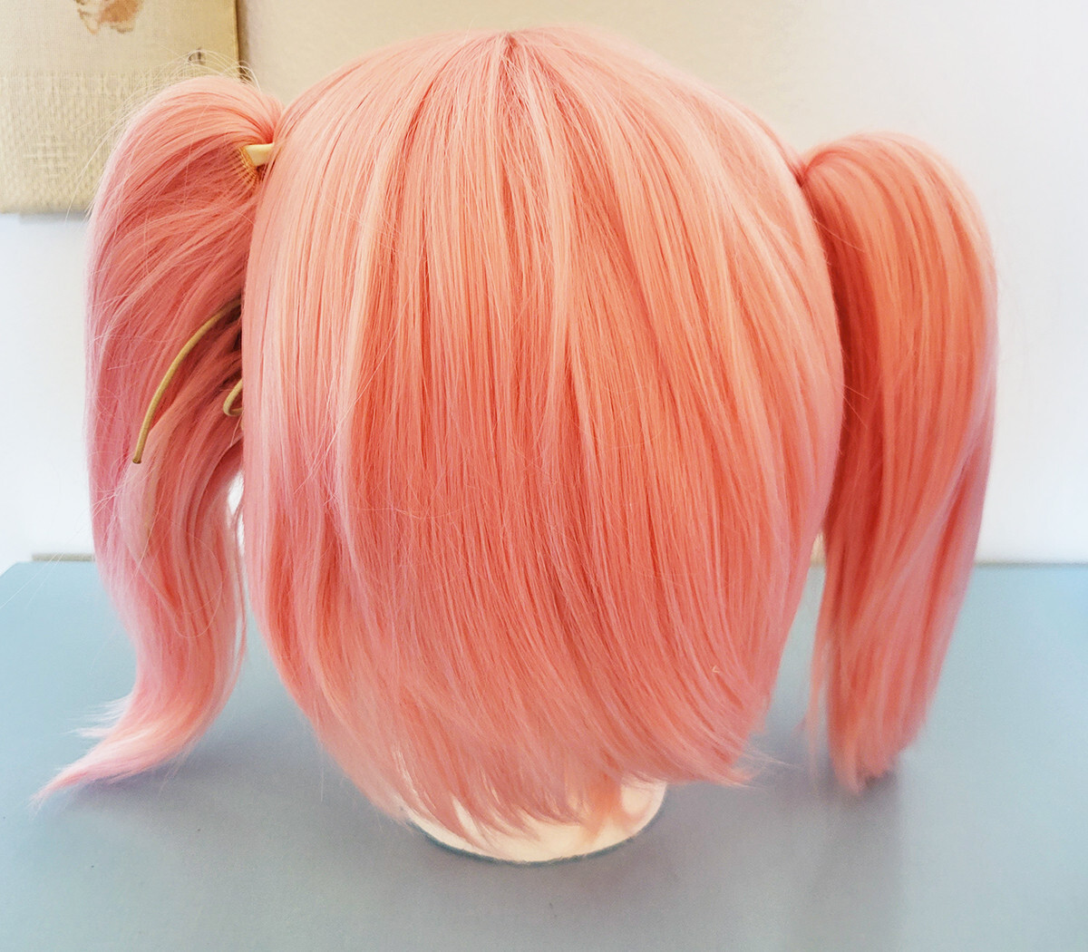 Arda Wigs Bubblegum Pink Lulu and 2 Short Clips Madoka Kaname Cosplay Wig