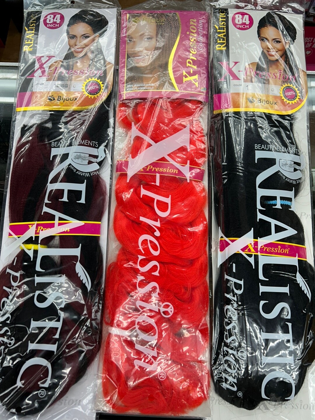 Realistic X-pression 84 INCH 100% KANEKALON Braid Hair Extension BIJOUX (1PACK)