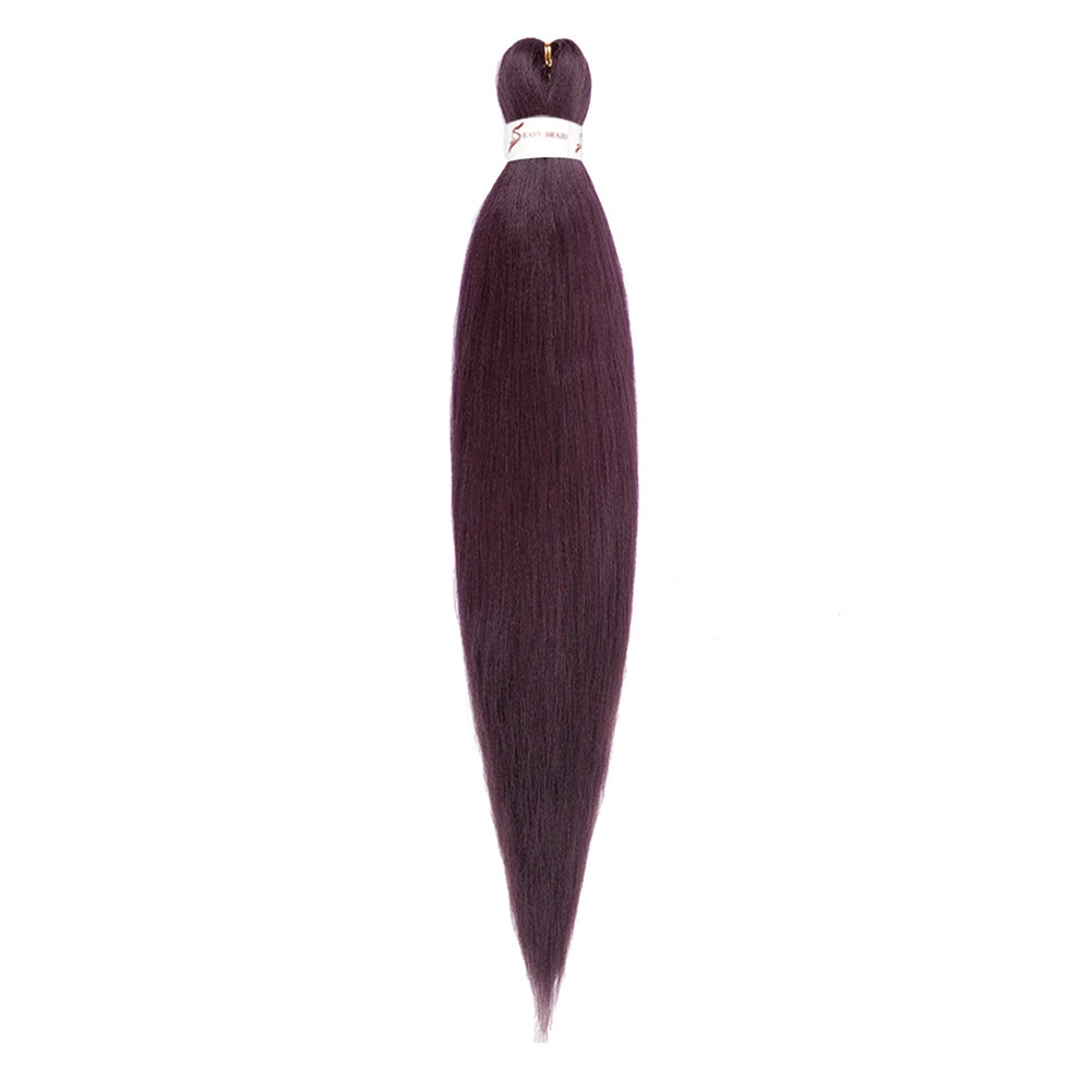 Hot Water Setting Pre-stretched Braids Hair Itch Free Ombre Synthetic Extensions