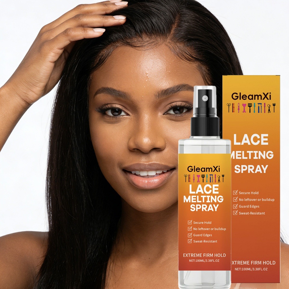 Unisex Lace Wig Spray That Is Natural And Long-Lasting, Gentle And…