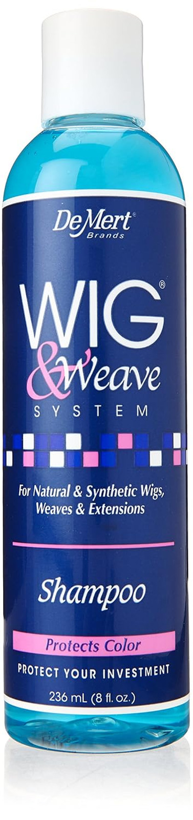 Wig & Weave System Shampoo for Natural and Synthetic Hair 8 Oz