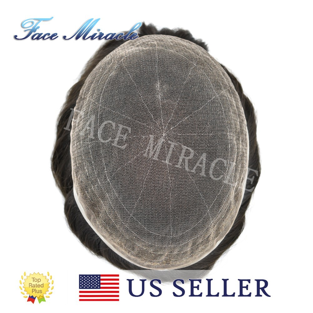 French Lace Mens Toupee Human Hair Piece All Lace Toupee Hair for Men Hair Units