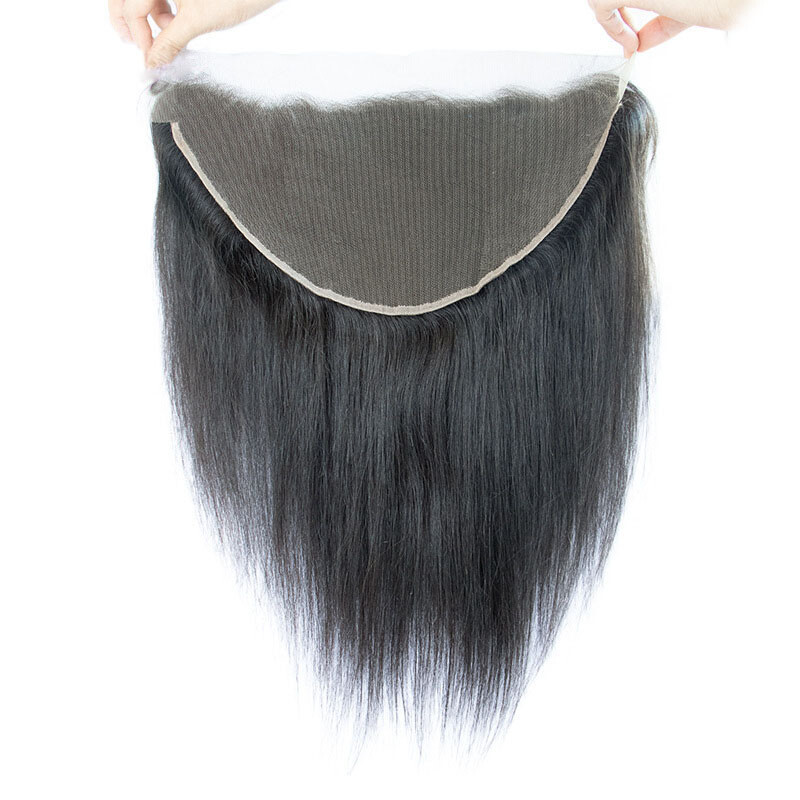 HD 13*6 Lace Frontal Indian 100% Human Hair Straight Body Wave 14-26inch