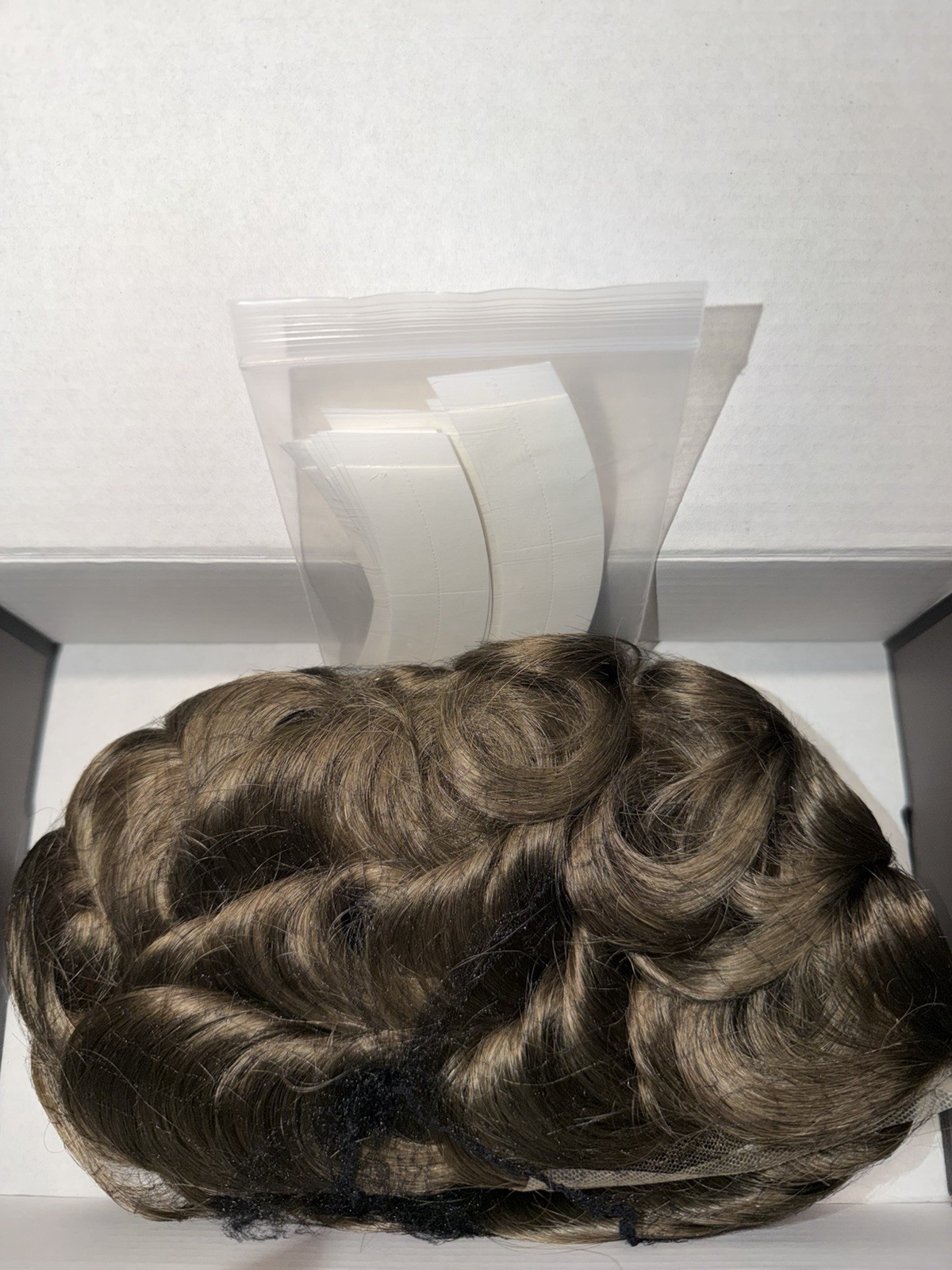 Swiss Lace Front with Thin Skin Back & Side Toupee Hair for Men