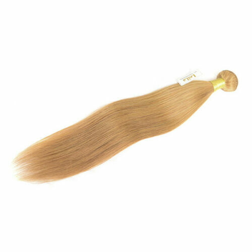 12A BRAILIAN VIRGIN HUMAN HAIR HONEY BLONDE 27# 12 TO 34INCH BODY WAVES/STRAIGHT