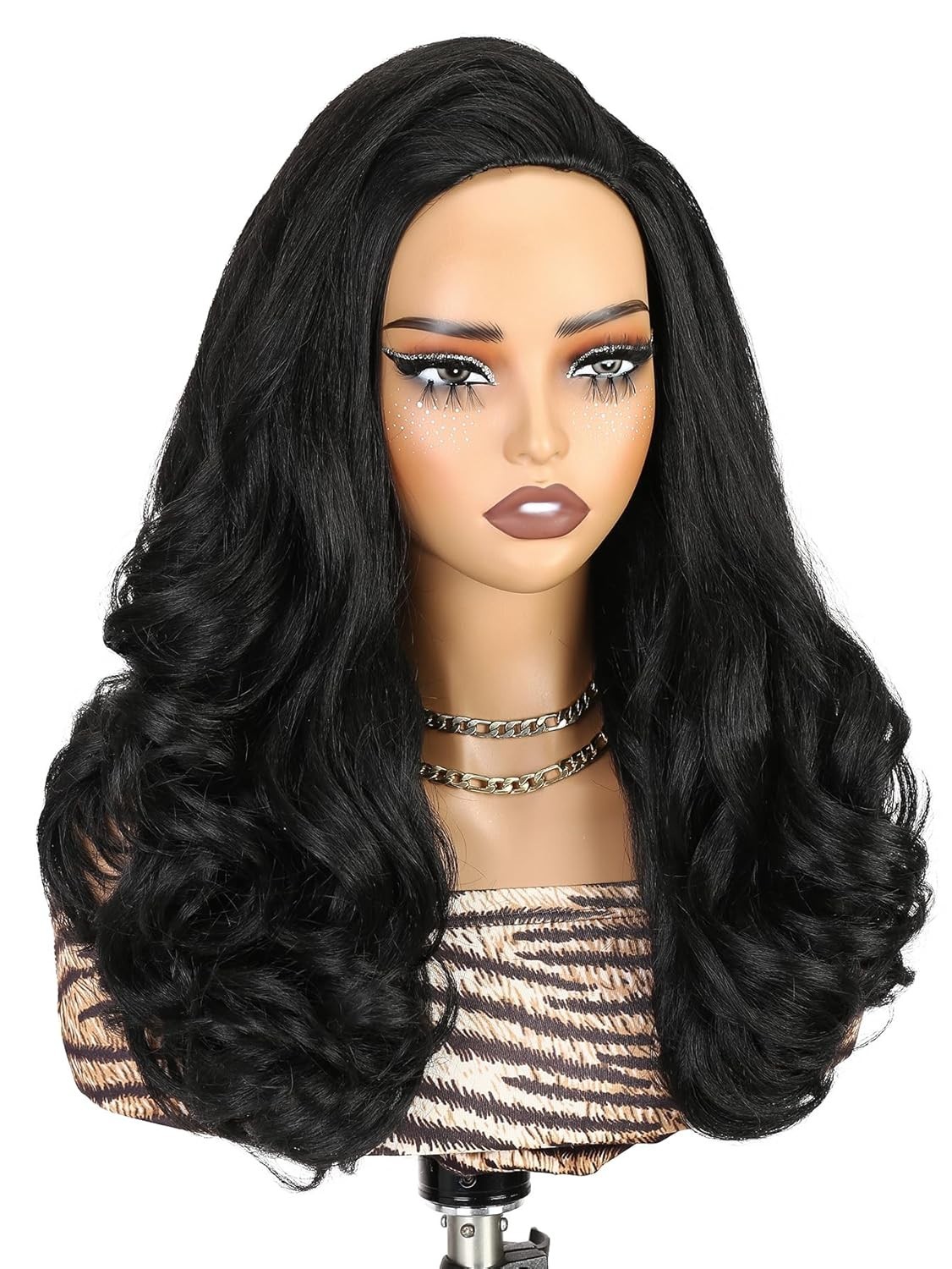 quickwig Yaki Curly Half Wig Body Wave Glueless Wigs 3 In 1 Seamless Kinky Half