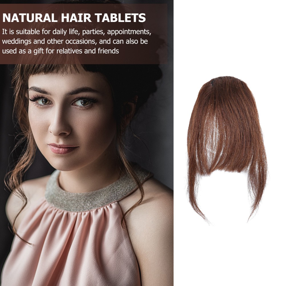 1pc Fake Bang High Temperature Wire Wig Patch Bang Hair Clip Women