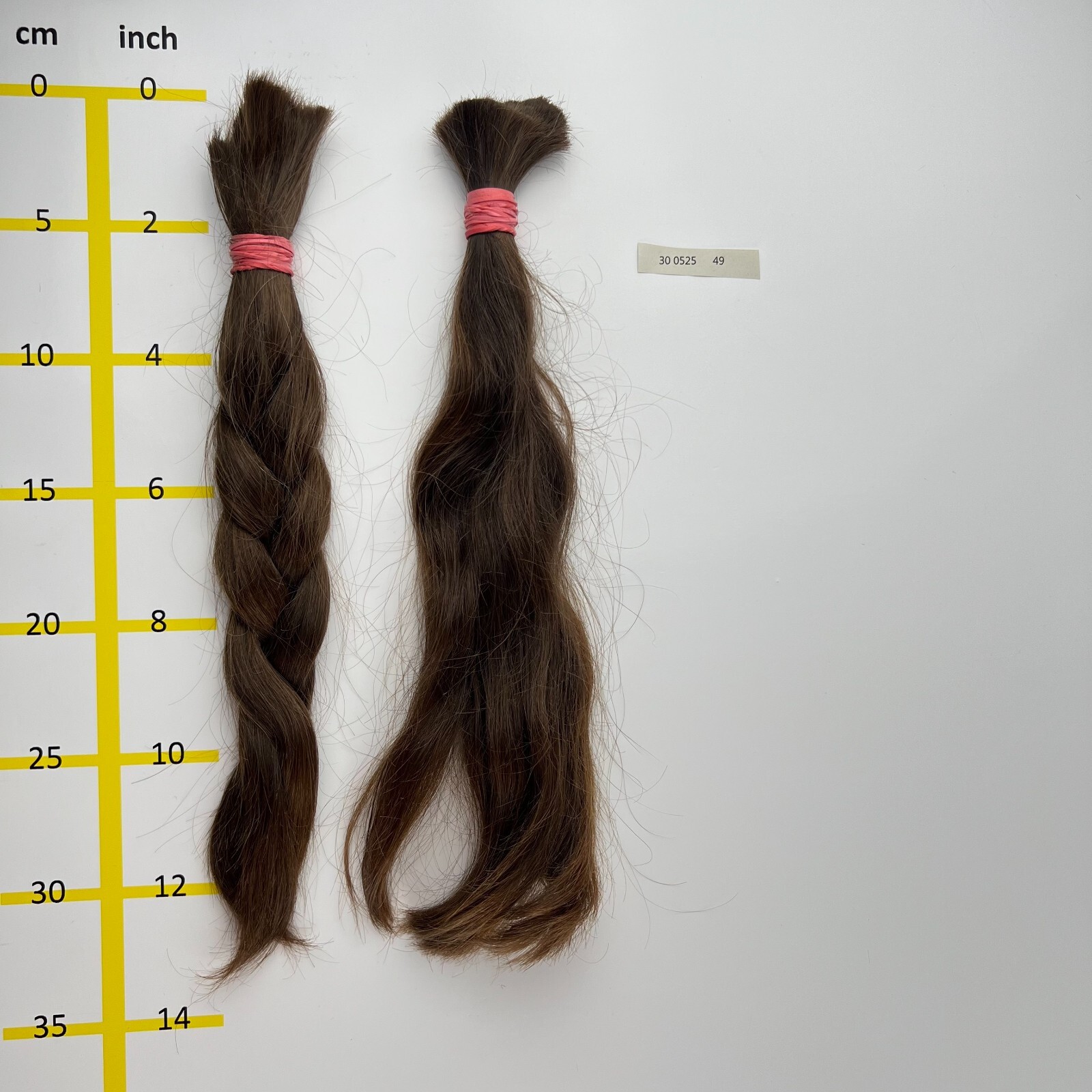 European hair, cut hair, raw hair, Dark Blond, 12”-14”, min. 100 gr.,virgin
