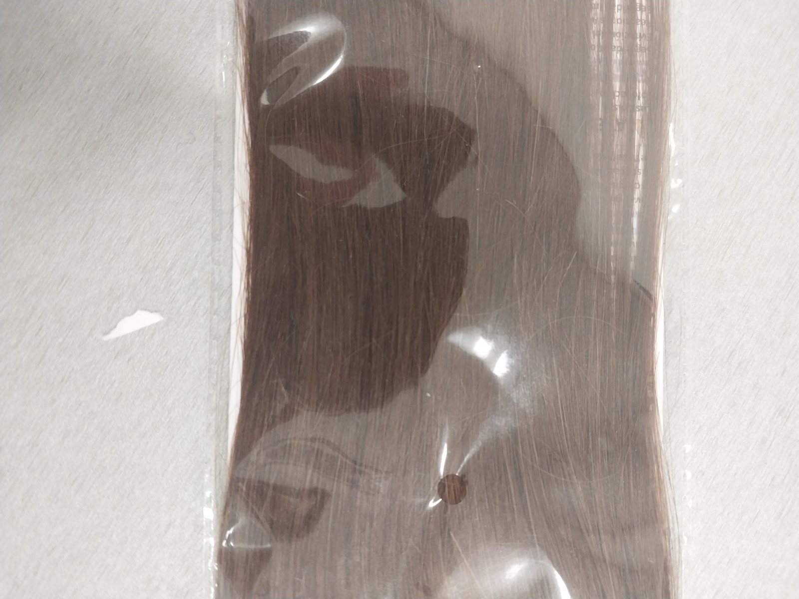 One Piece Clip In Hair Extensions Medium Brown Set of 4