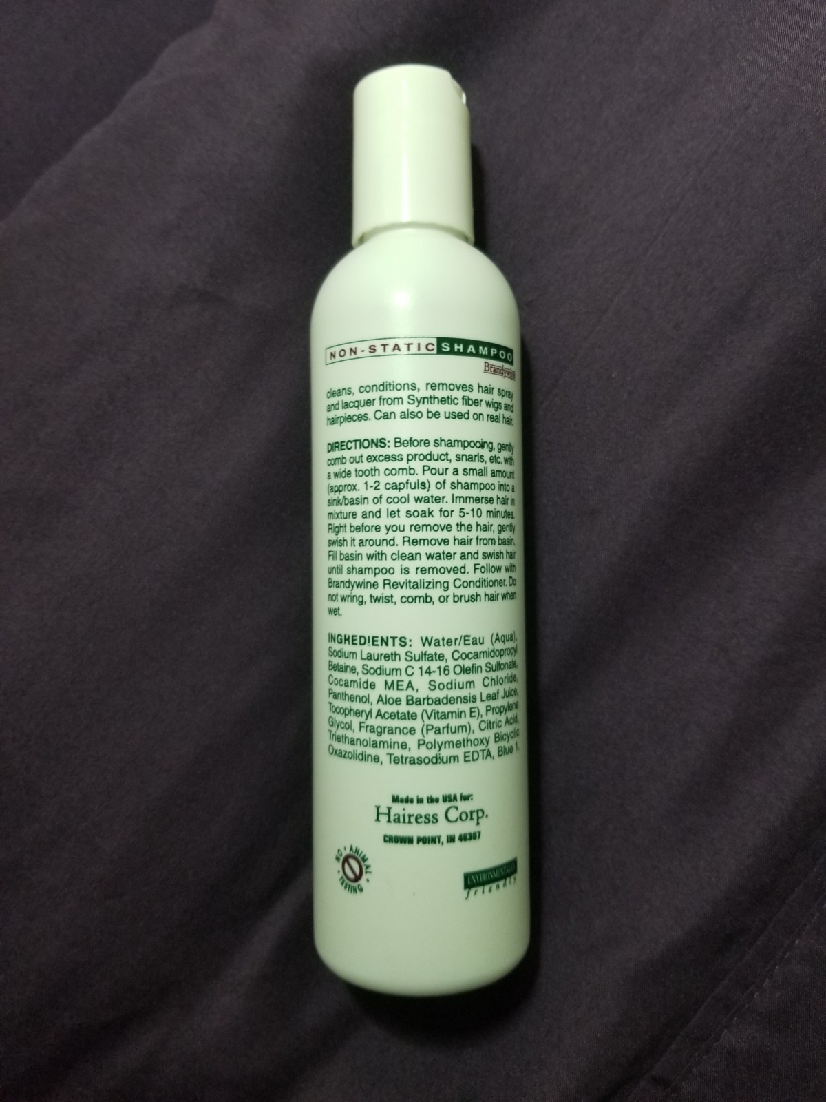 Brandywine Wig Shampoo & Hairspray 8oz. – GENTLY USED