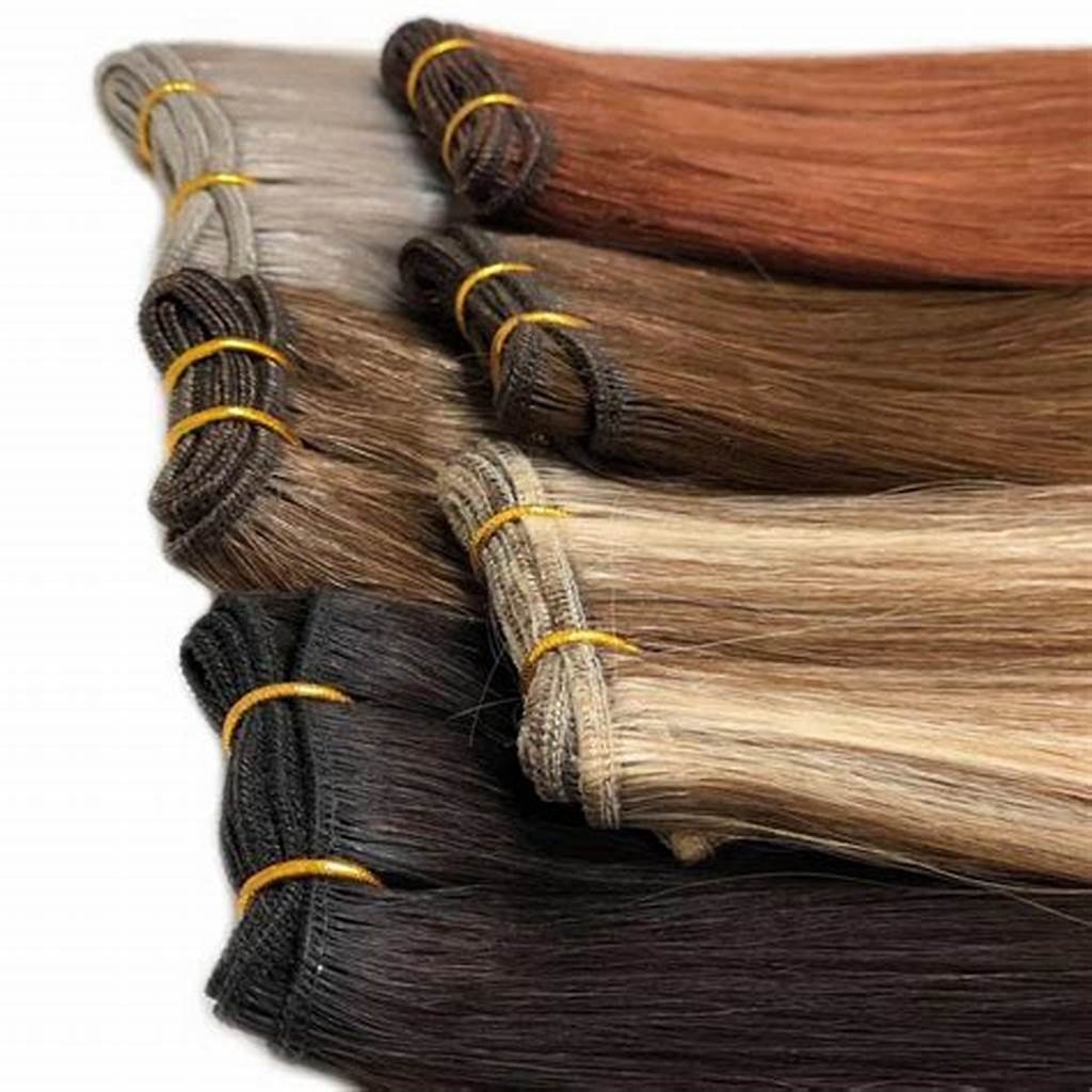 Sew in Full Head Remy Human Hair Extensions Brazilian Hair Weft Weaves Highlight