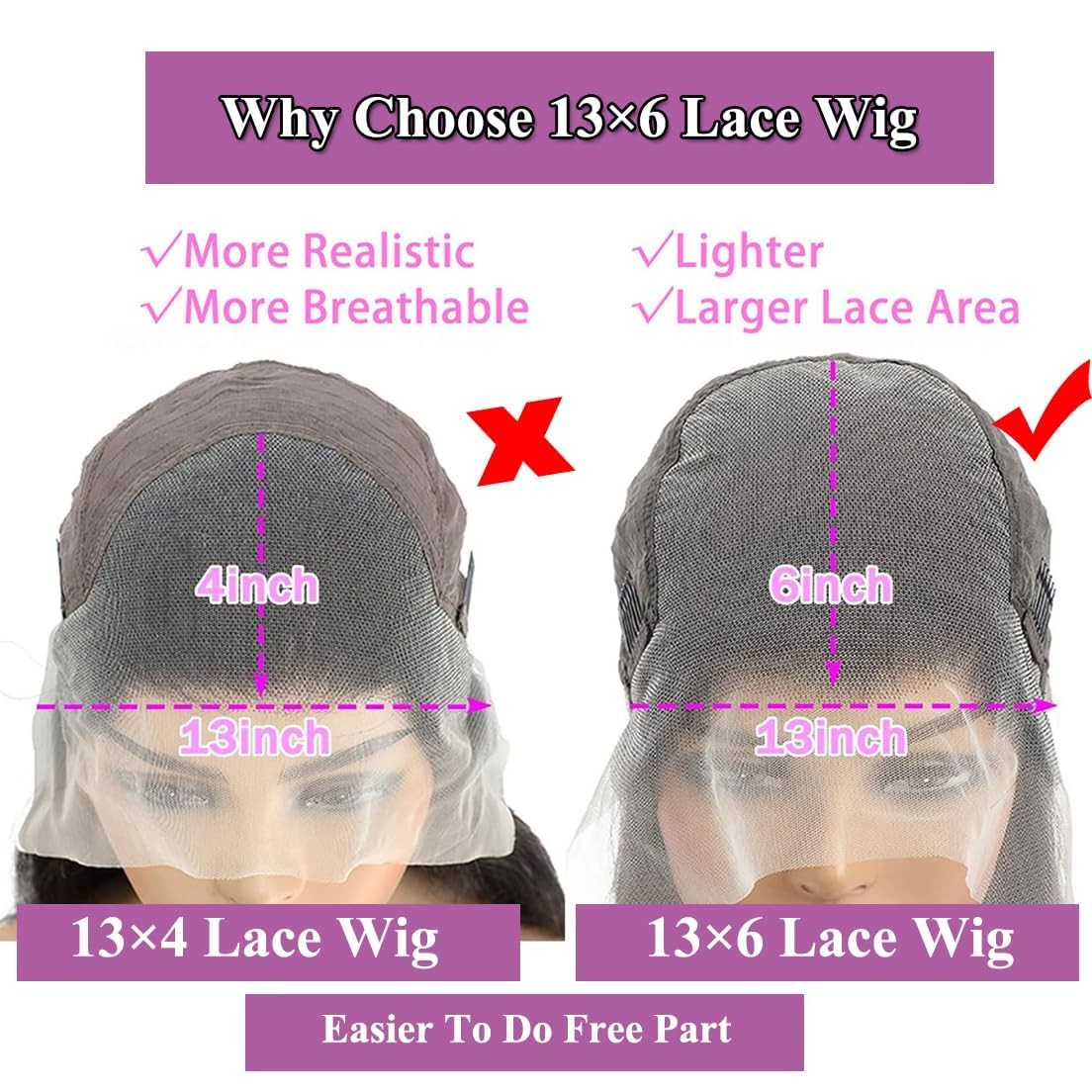 Leximi 200 Density 13X6 28 Inch Lace Front Wigs Human Hair Pre Plucked Curly