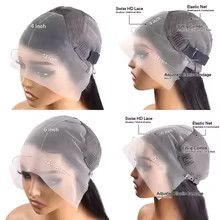 13×6 Glueless 250 Density Brazilian Deep Wave Curly HD Lace Frontal Human Hair W