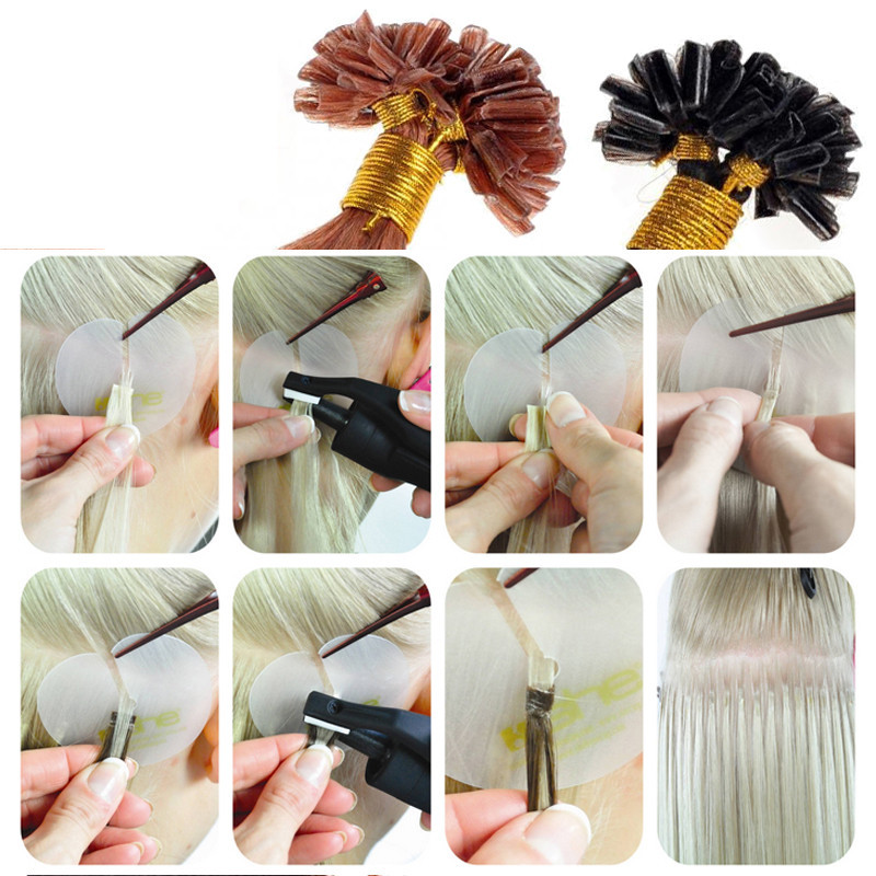16-26Inch U Nail Tip Fusion Keratin Remy Hair Extensions Human Hair 50/100S