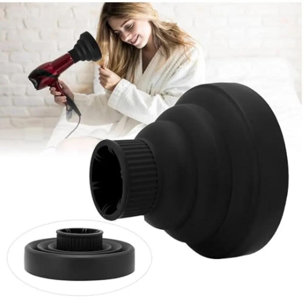 Universal Silicone Hair Curl Diffuser Cover for Drying, Styling, and Blower Tool