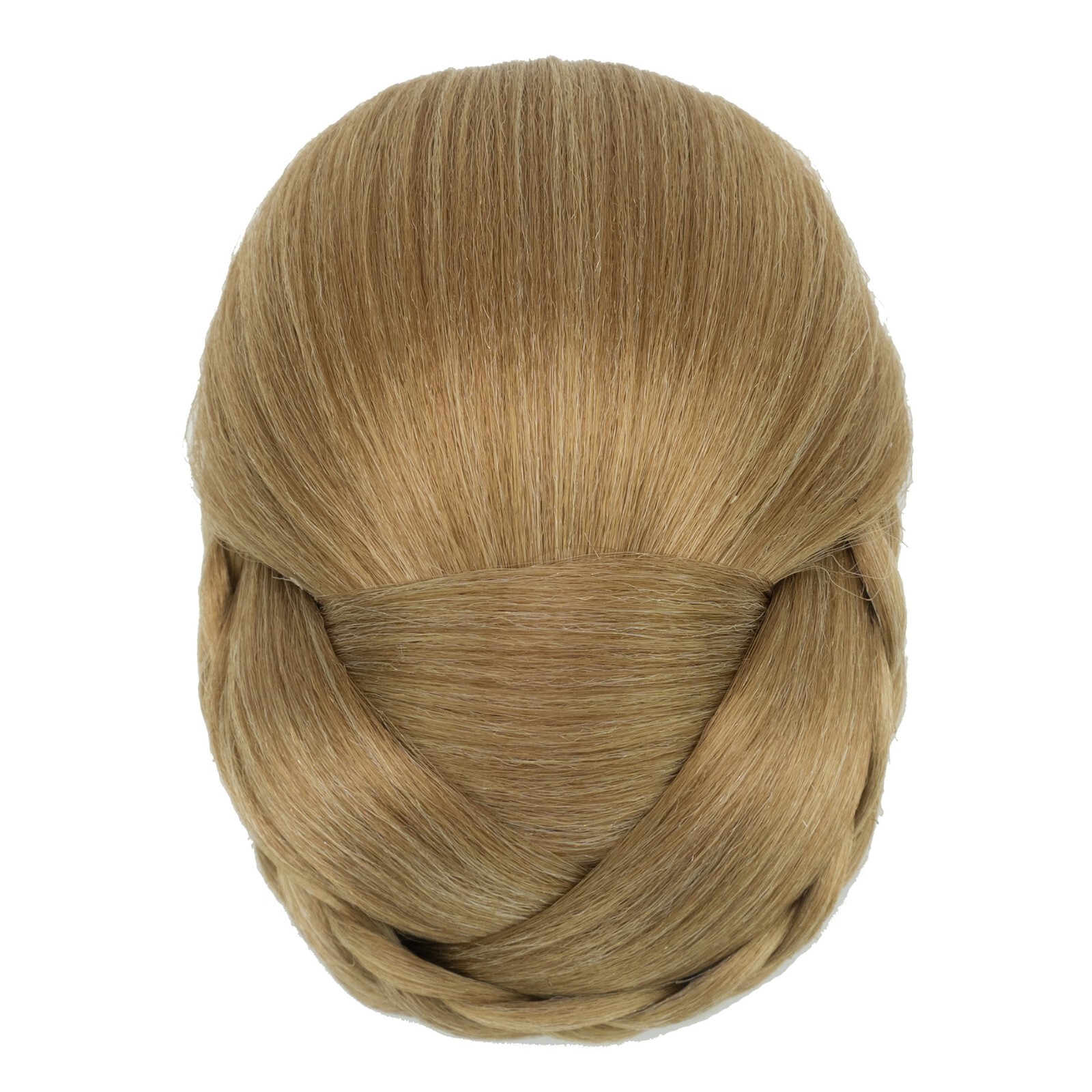 Elegant Braided Bun Chignons for Women Girls Clip In Hair Piece Updo Cover Wigs